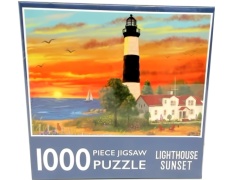 Jigsaw Puzzle 1000pc. Lighthouse Sunset