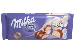 Chocolate Bar Milk Milka Bubbly White 95g.