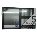 Gallery Frame Set 5pcs. Black Finish (ENDCAP)