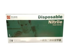 Disposable Nitrile Exam Gloves Large 100pk. Zhonghone Pulin