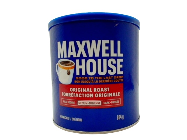 Maxwell House Ground Coffee Original Roast 864g. (endcap)